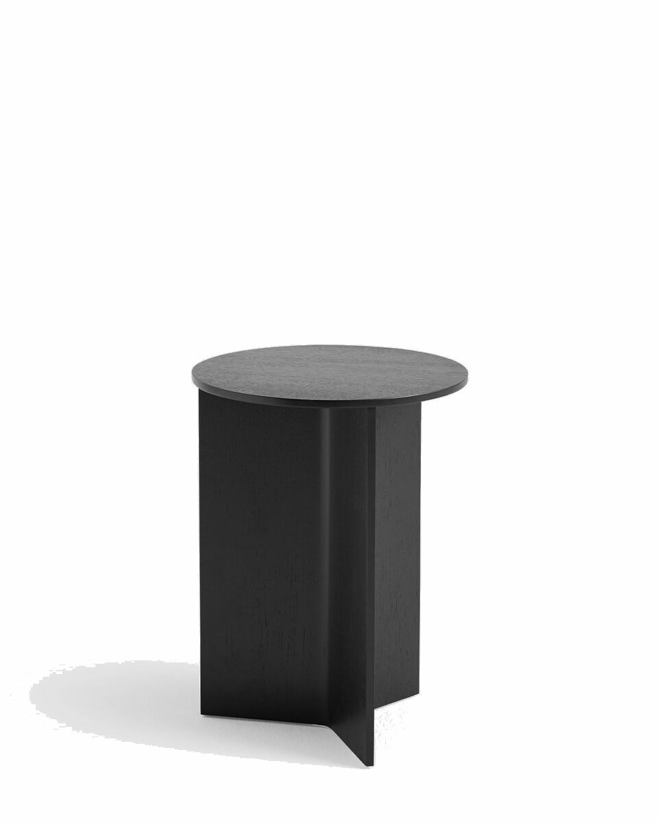 Photo: Hay Slit Table Wood Black - Mens - Home Deco