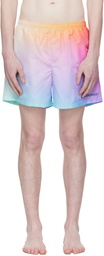 Casablanca Multicolor Gradient Printed Swim Shorts