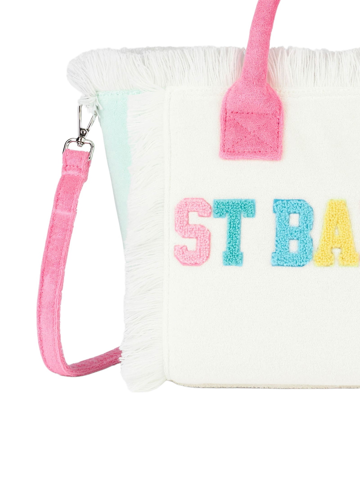 MC2 Saint Barth Terry Multicolor Patch Colette Sponge Handbag