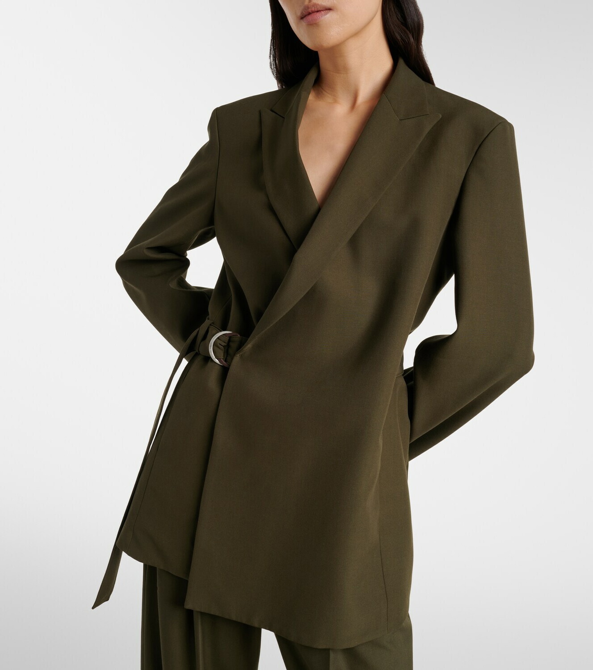 Loewe Belted wool blazer