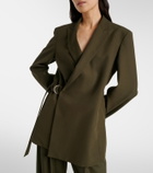 Loewe Belted wool blazer