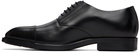 BOSS Black Cap-Toe Leather Derbys