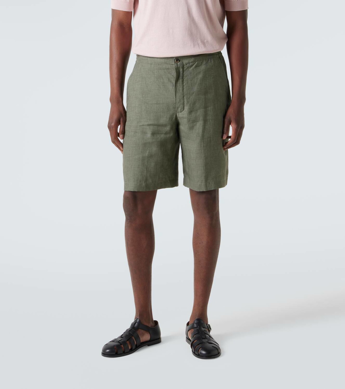 Loro Piana Nolan linen Bermuda shorts