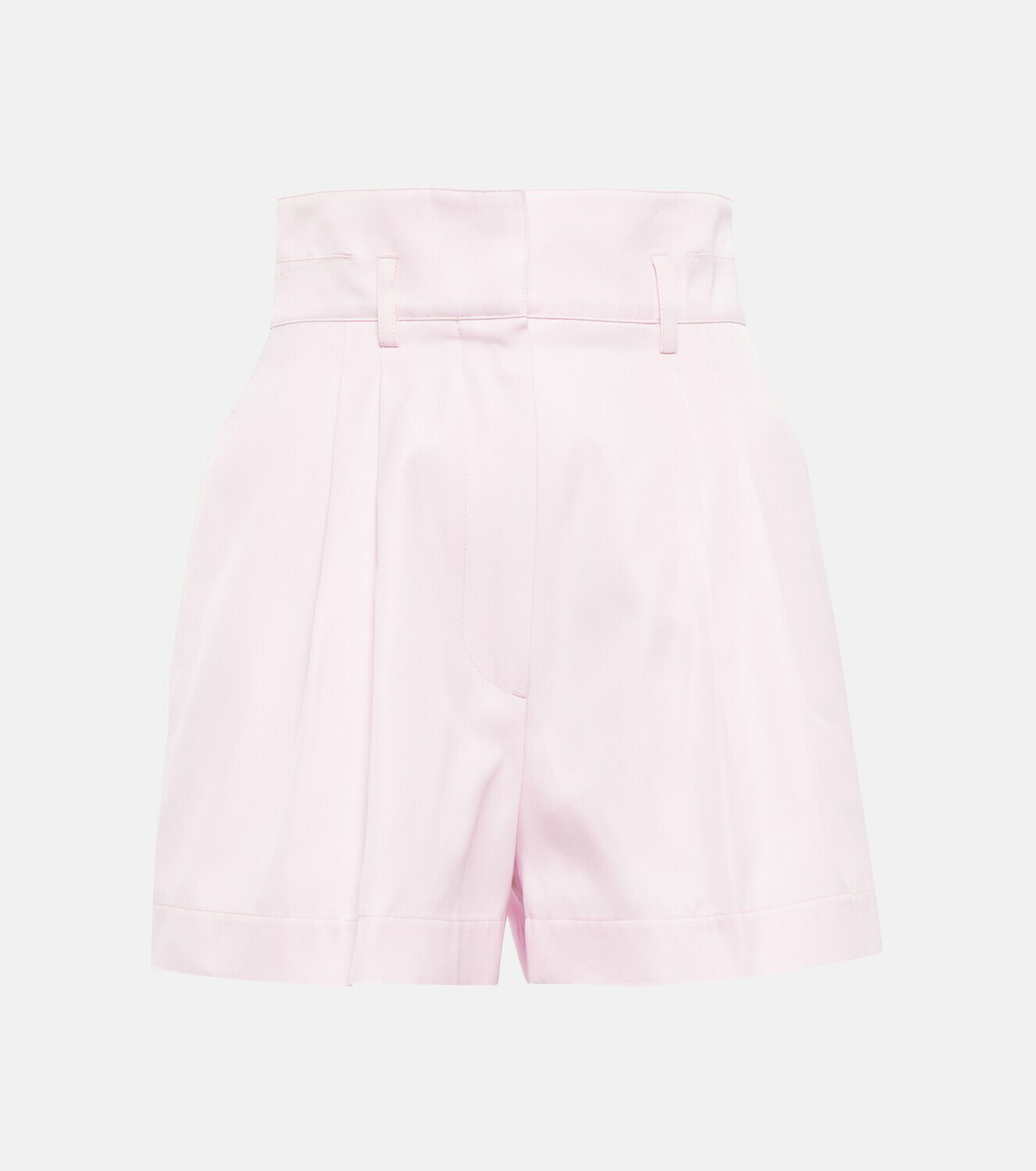 Alaïa Cotton and silk high-rise shorts