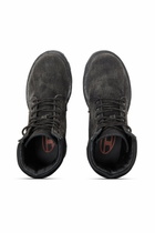 Diesel D-Hammer-Combat boots in denim and leather - Boots Womens in Grey