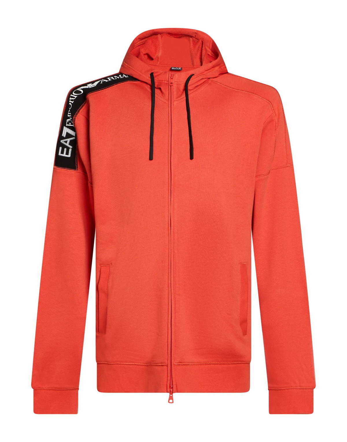 Ea7 Mens Sweatshirt in Orange