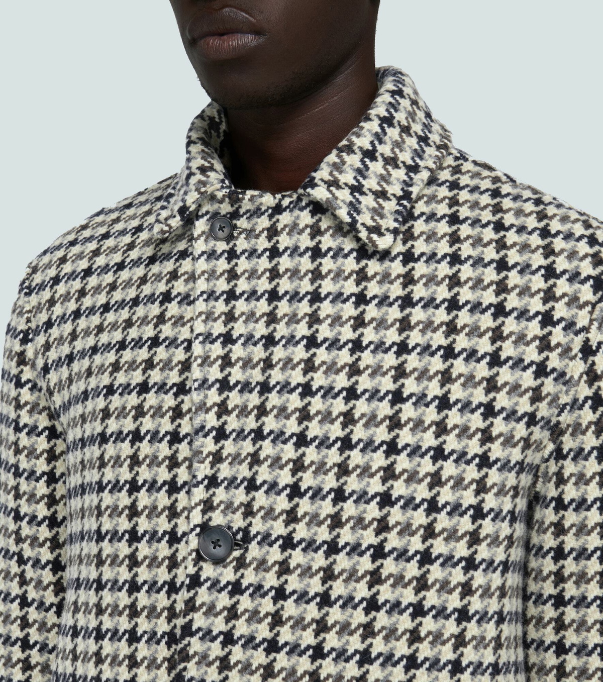 Officine Generale - Matteo houndstooth coat