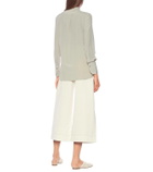 Loro Piana Lucia silk crêpe blouse