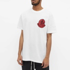 Moncler Men's 1952 Genius Oversized Logo T-Shirt in White