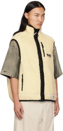 Maison MIHARA YASUHIRO Off-White Wide Boa Vest