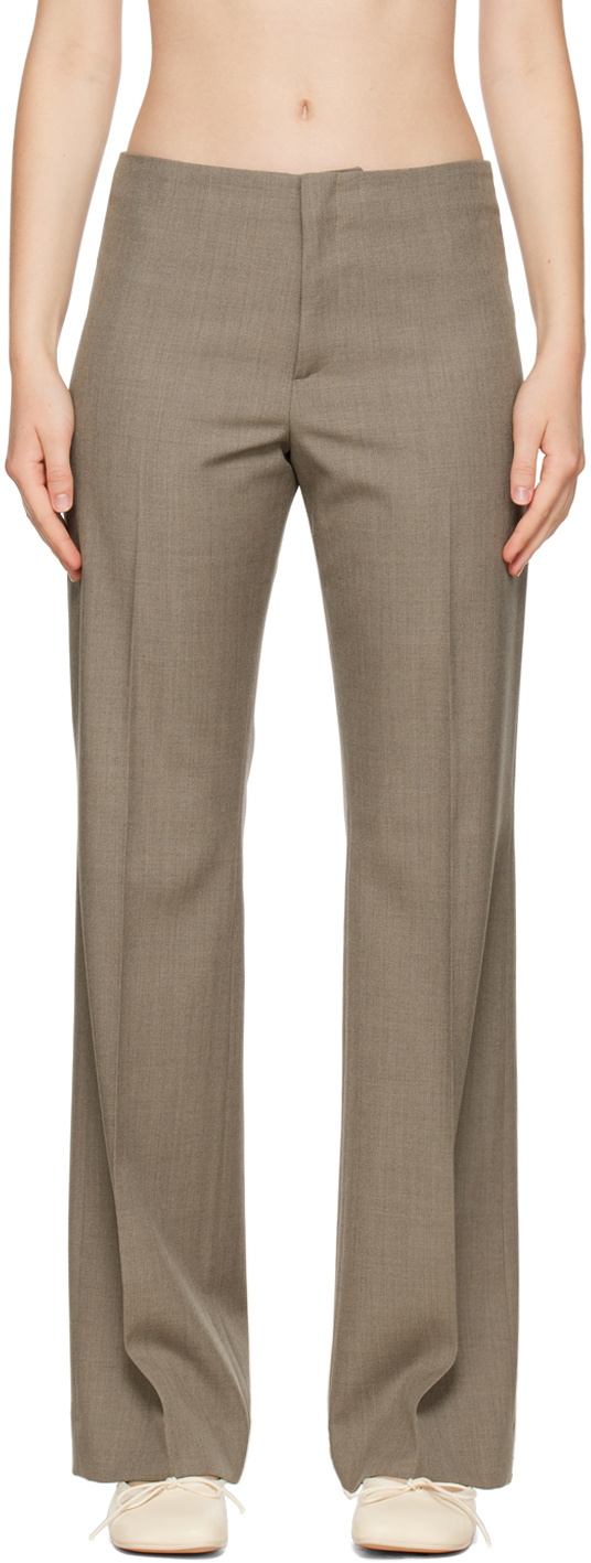 HOPE Gray Aspect Trousers