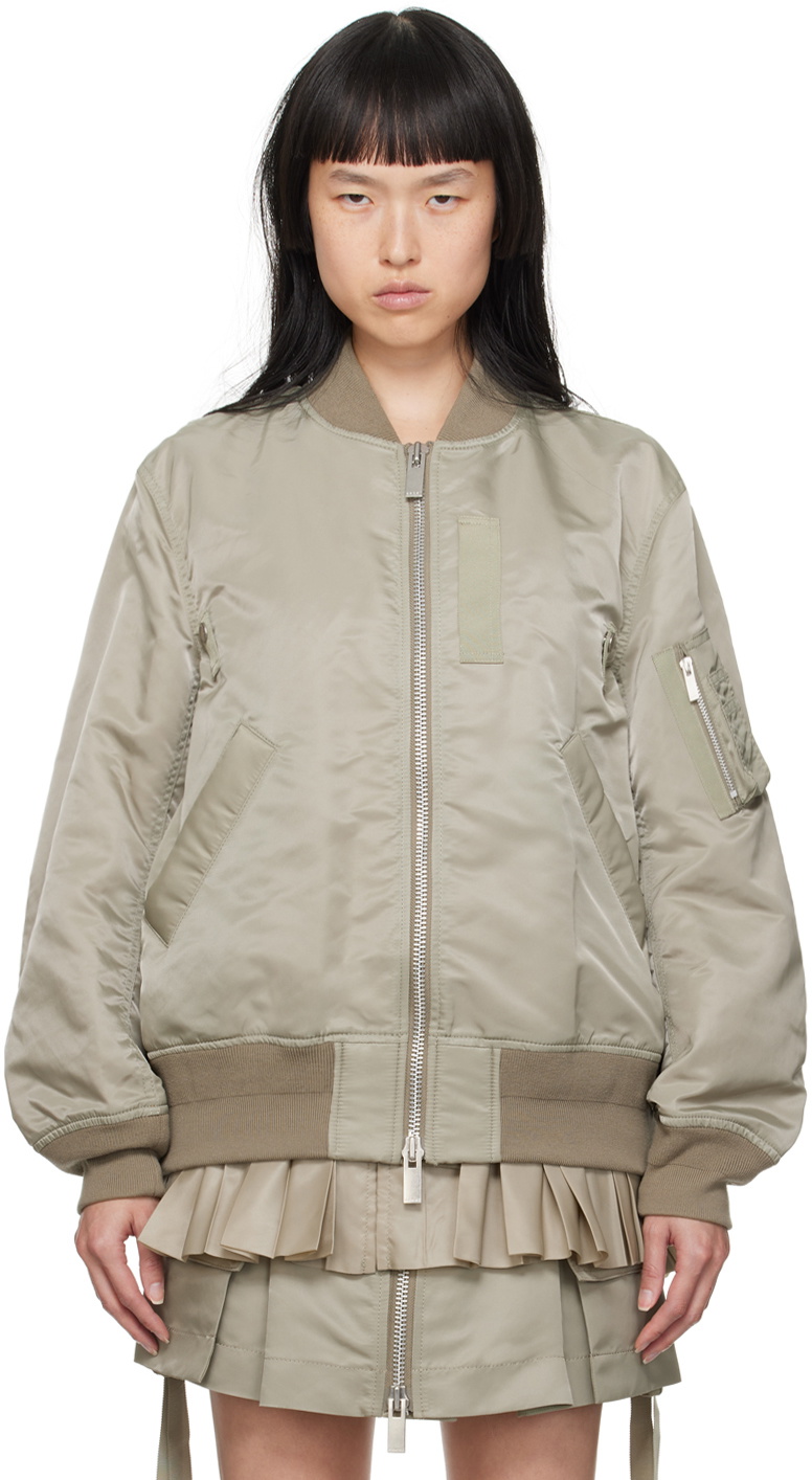 Sacai bomber jacket womens sale