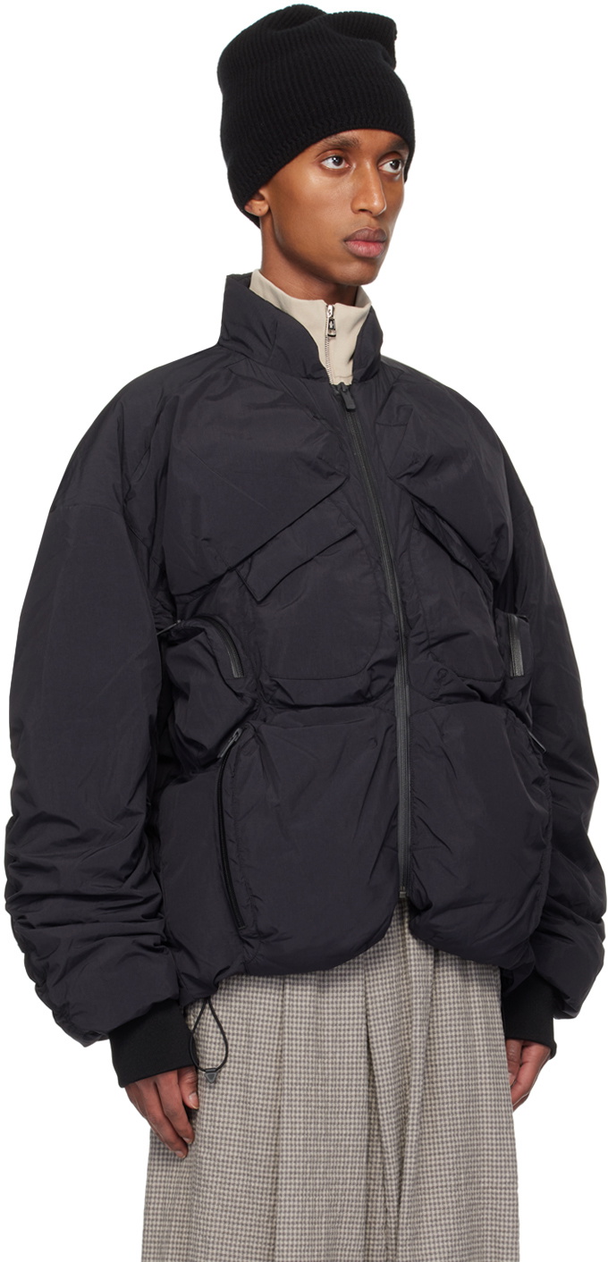 A. A. Spectrum Gray Rampart Down Bomber Jacket