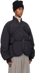 A. A. Spectrum Gray Rampart Down Bomber Jacket
