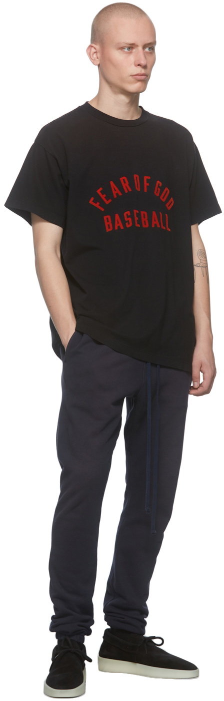 Fear of God Black 'Baseball' T-Shirt Fear Of God