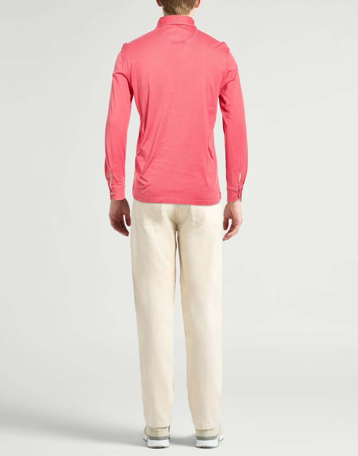 Fedeli Mens Polo shirt in Pink