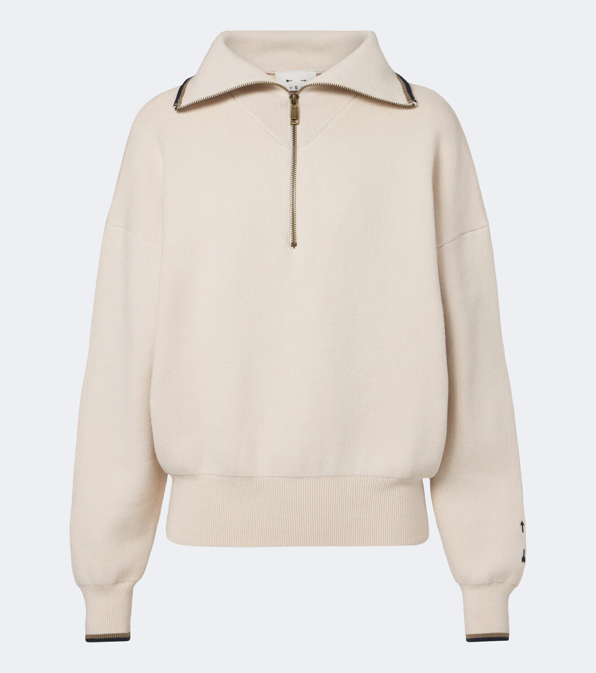 The Upside Kairo cotton-blend half-zip sweater