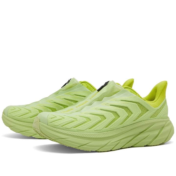 Photo: Hoka One One Men's U Project Clifton Sneakers in Butterfly/Evening Primrose