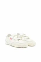 Diesel S-Pagodha-Tongue-free strap sneakers in ripstop - Sneakers Womens in White