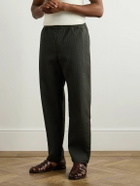 A Kind Of Guise - Banasa Tapered Wool-Seersucker Trousers - Green