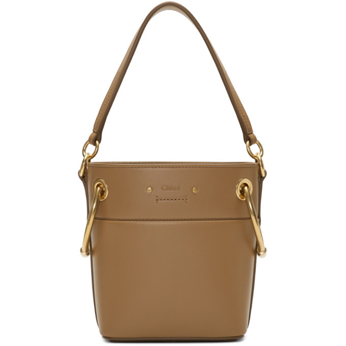 Chloe Brown Small Roy Bucket Bag Chloe