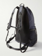 And Wander - Maison Kitsuné Rubber-Trimmed Logo-Appliquéd Ripstop Backpack