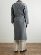Brunello Cucinelli - Cotton-Chenille Bathrobe - Gray