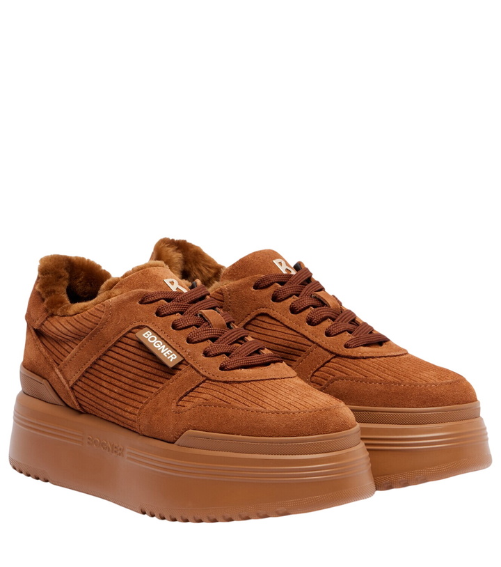 Photo: Bogner New York suede platform sneakers