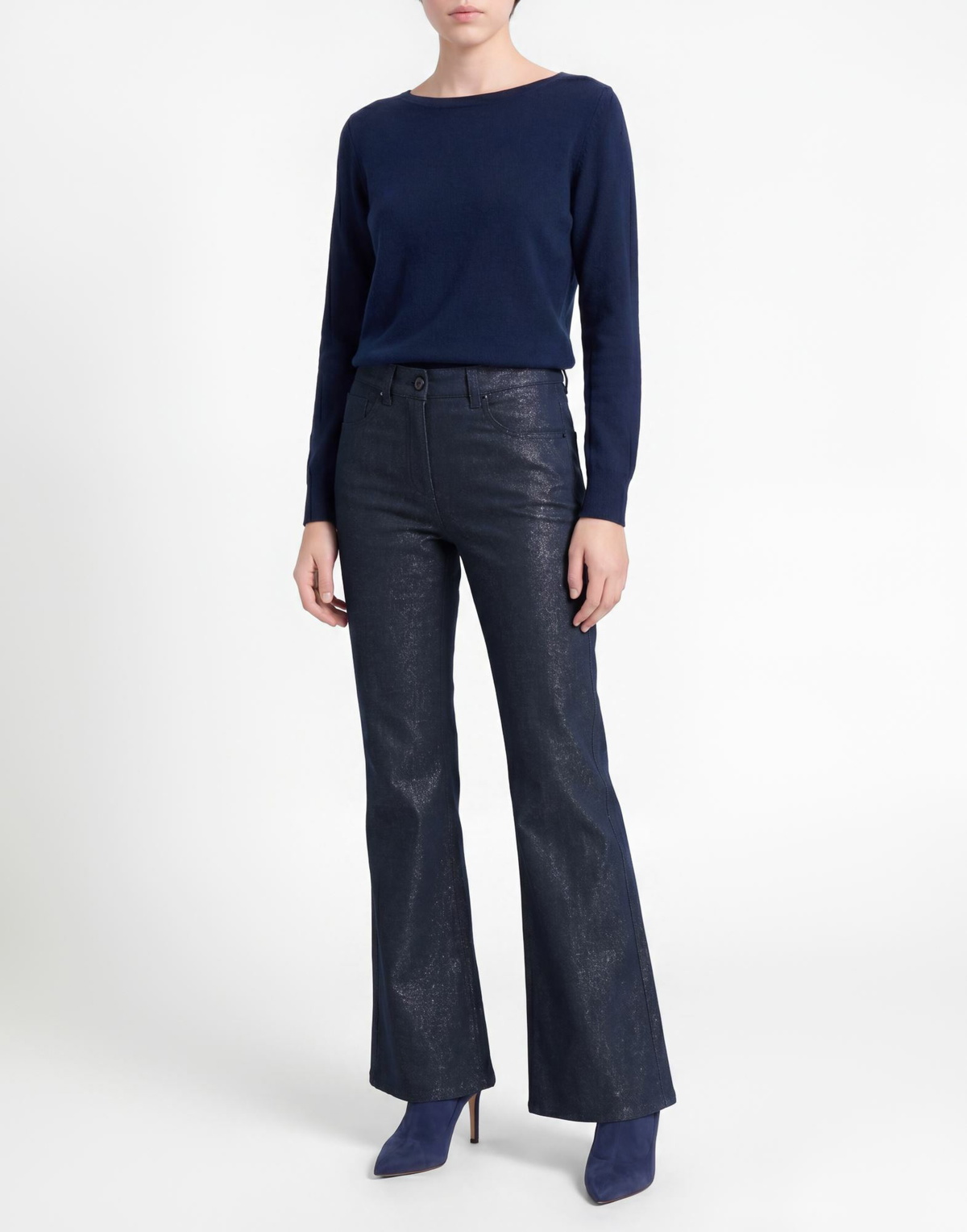 Giorgio Armani Womens Pants in Navy
