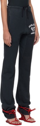GREG ROSS Black 'Sierra Canyon' Lounge Pants
