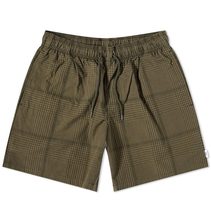 Photo: WTAPS Men's Seagull Check Short in Olive Drab