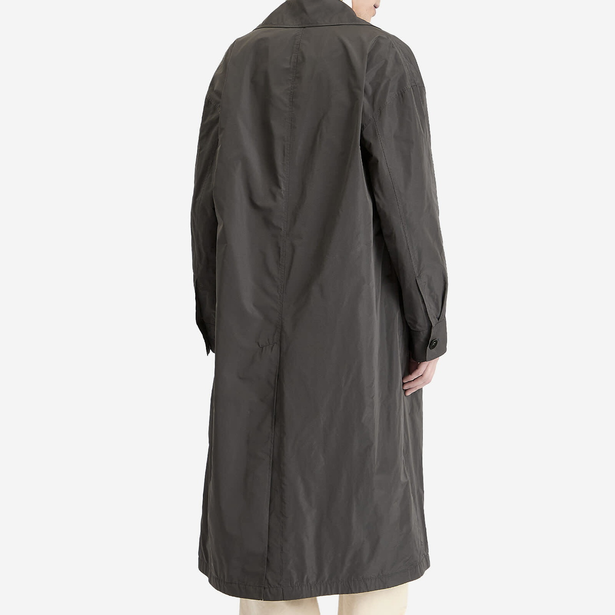 Jil Sander Men's Sport Trench Coat in Asphalt Jil Sander
