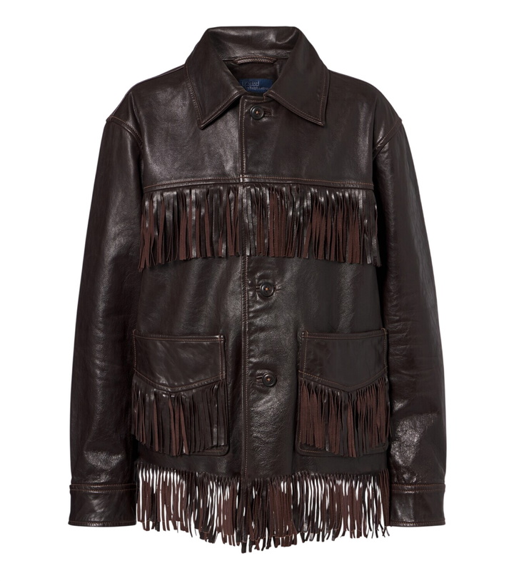 Photo: Polo Ralph Lauren Fringed leather jacket
