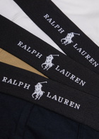 Polo Ralph Lauren Classic Stretch-cotton Trunks set of Three Multicoloured