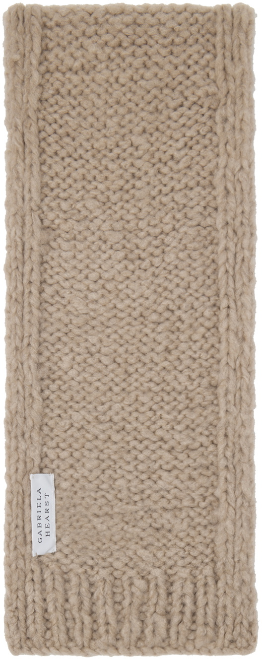 Gabriela Hearst Beige Pyke Scarf