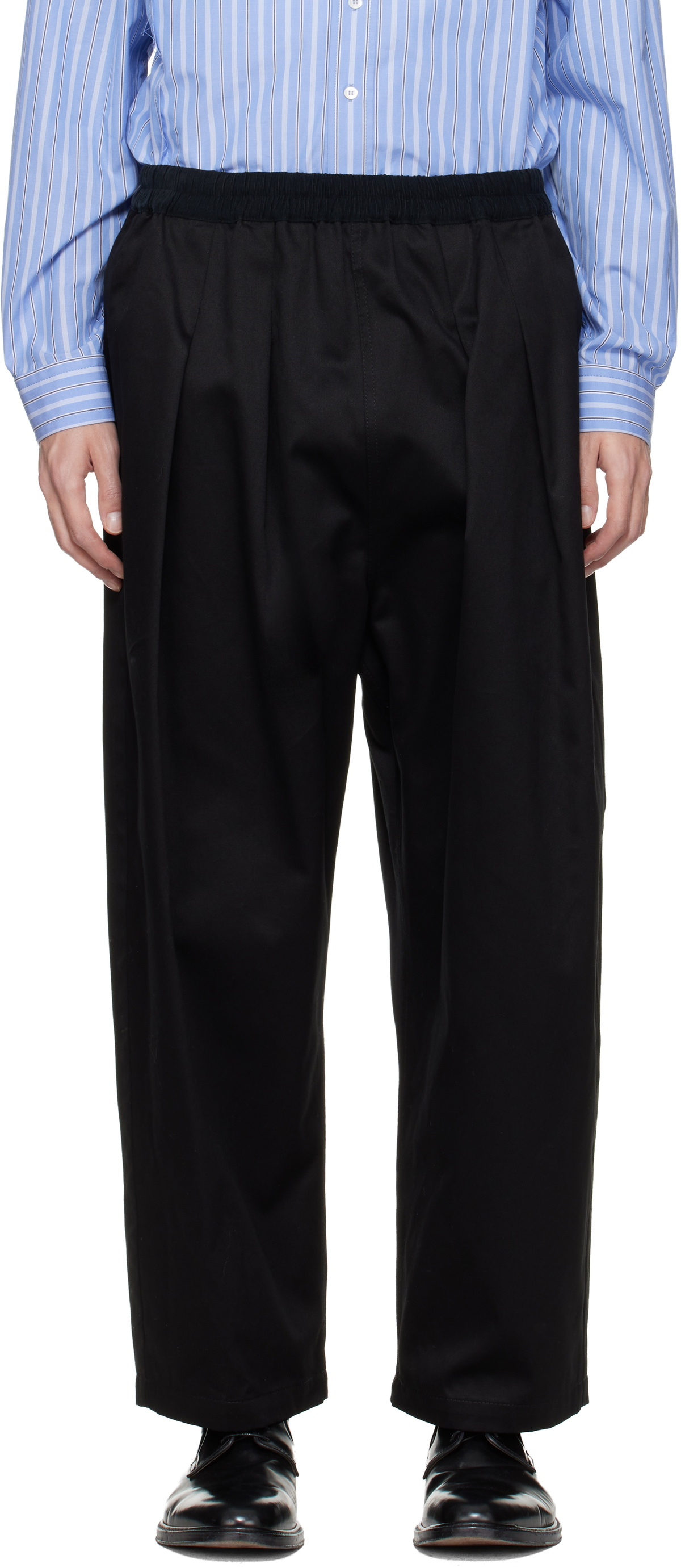Maison Margiela Men's Work Pants in Black Maison Margiela