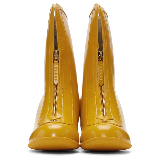 Yellow gucci cheap rain boots