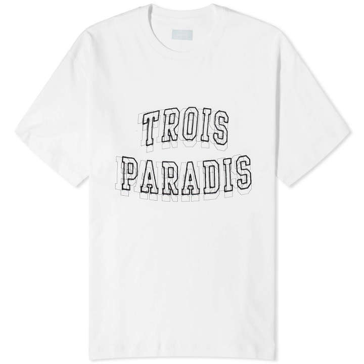 Photo: 3.Paradis Men's NC T-Shirt in White