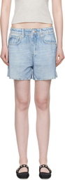 rag & bone Blue Miramar Terry Walking Shorts