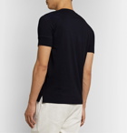 TOM FORD - Slim-Fit Cotton-Jersey Henley T-Shirt - Blue