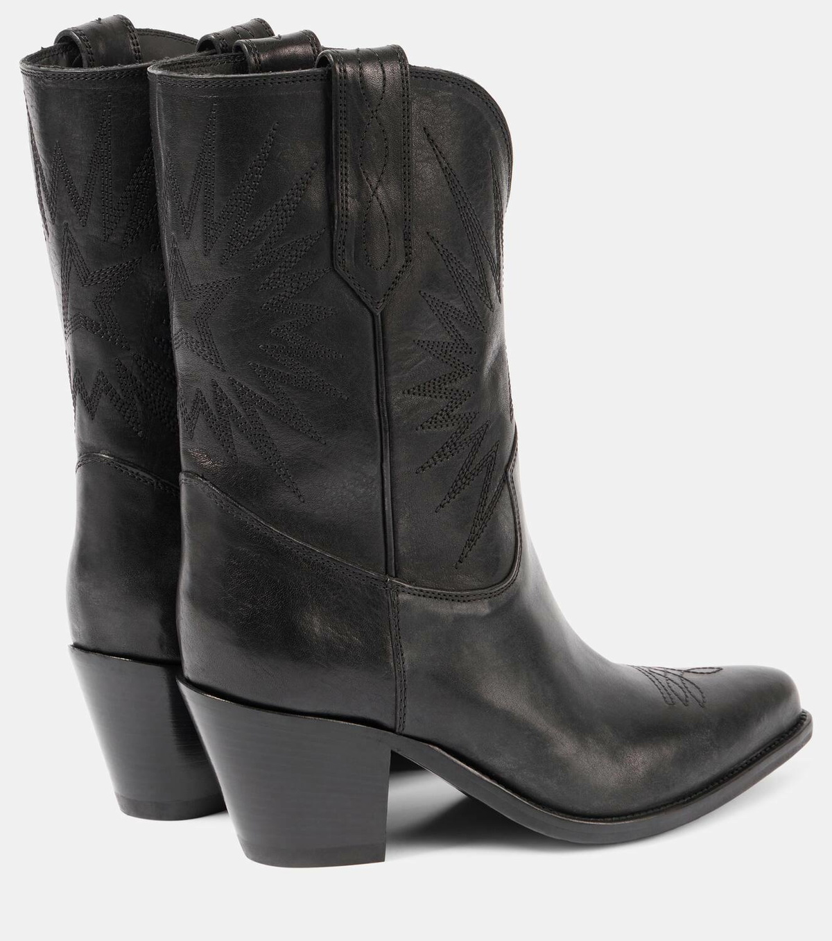 Golden Goose Wish Star leather cowboy boots