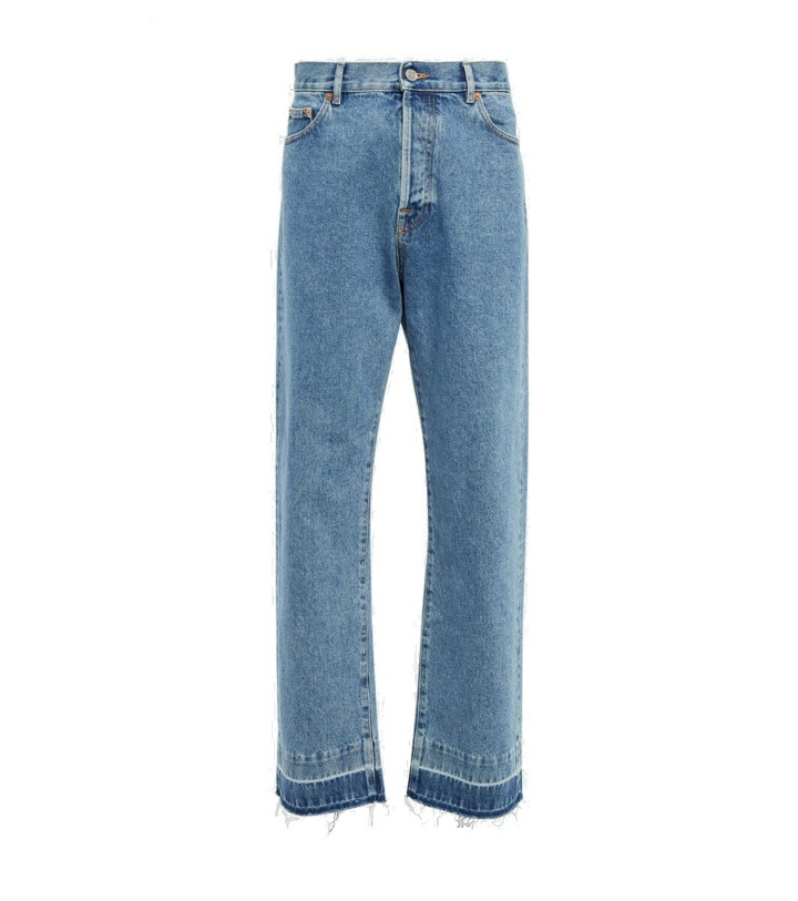 Photo: Valentino High-rise tapered jeans
