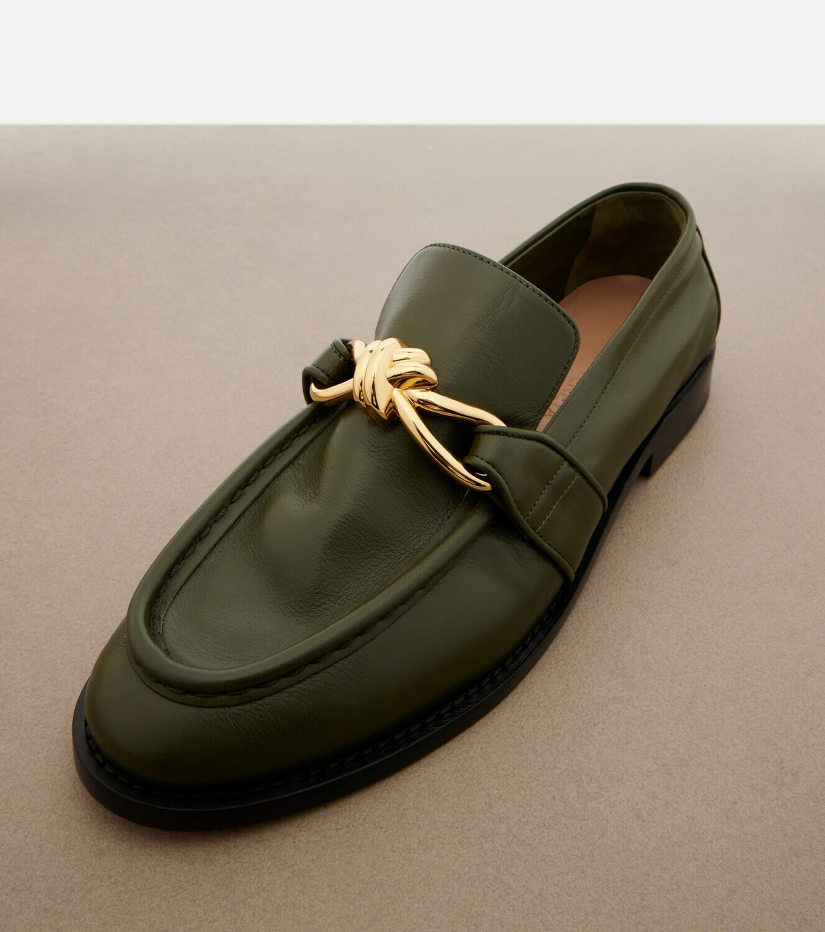 Bottega Veneta Astaire Knot leather loafers