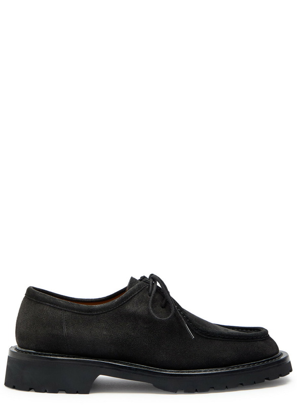 Photo: Legres Suede Derby Shoes Black