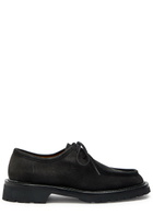 Legres Suede Derby Shoes Black