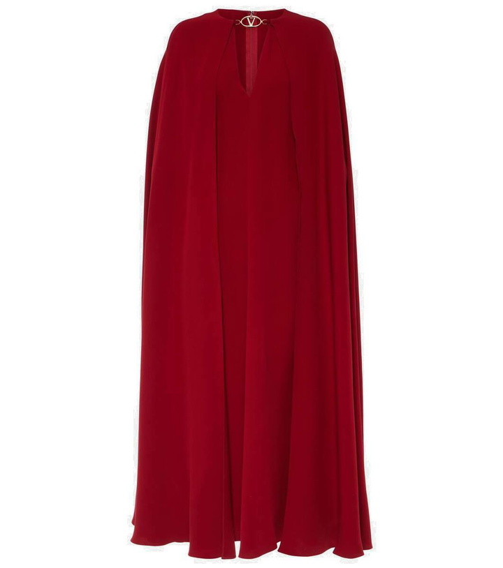 Photo: Valentino Cady Couture caped silk gown