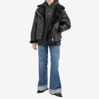 Shoreditch Ski Club Women's Isla Shearling Jacket in Black
