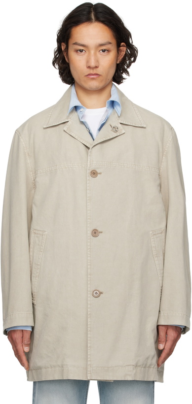 Photo: Solid Homme Khaki Canvas Coat