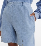 Les Tien - Snap Front cotton shorts