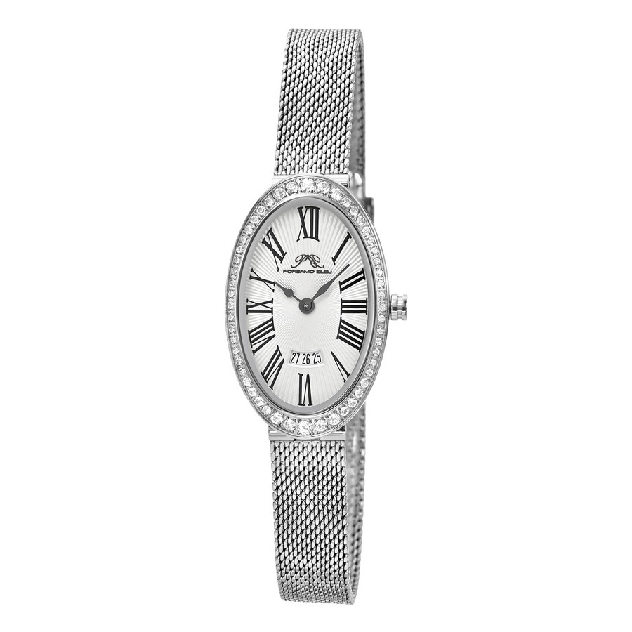Porsamo Bleu Eloise Quartz White Dial Topaz Ladies Watch 1352AELS